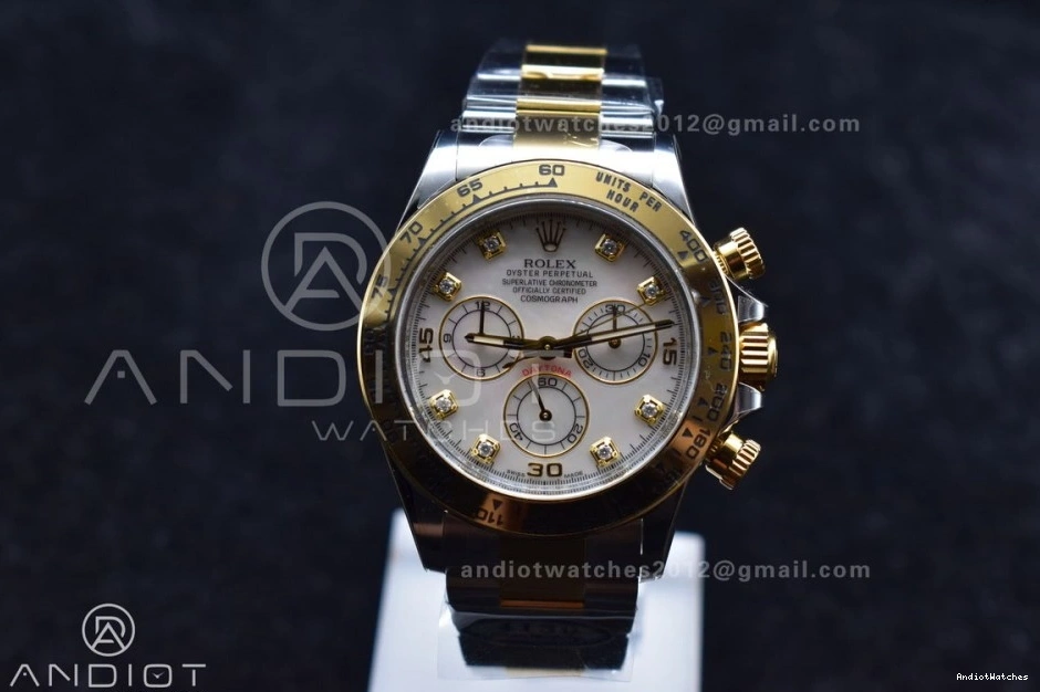 SS Best YG V Bracelet Daytona Mother Of SA4130 1:1 Dial White Diamond Durable 116503 Clean Pearl Edition on 740 0806